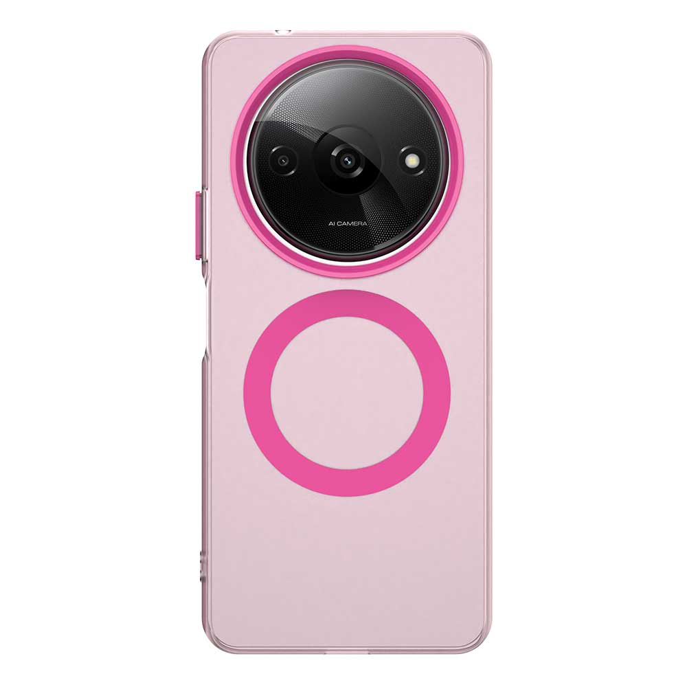 Magsafe Matte Phone Case For Xiaomi Redmi A3 Magnetic Wireless Charging For Xiaomi Redmi A3x Shockproof Back Cover