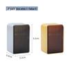 Wall-Mounted Flip-Top Toothpick Holder - Creative Plastic Design for Home and Restaurant
