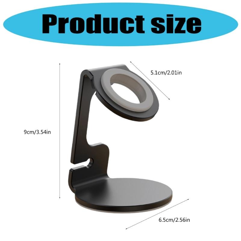 Metal Desk Holder for Wireless Charger Watch Aluminum Stand Bracket Charger Dock Cradle Replacement Accessories