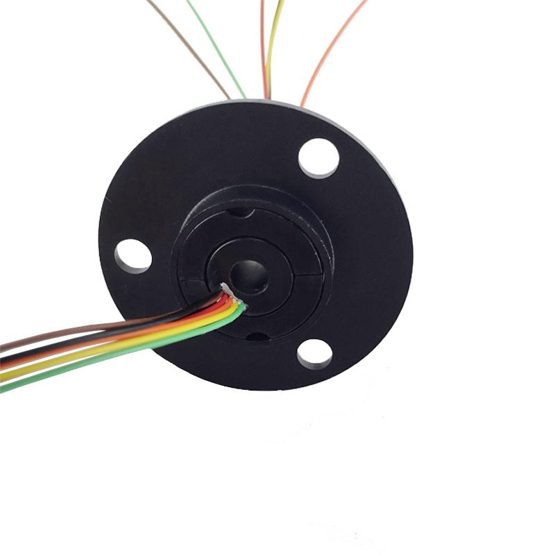 2/4/6/12 Channels 2A Hollow Shaft Slip Ring Rotation Connector with 5mm Hole rings for Camera Gimbal / Ferris wheel Rings