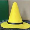 Felt Witch Hat Orgy Halloween Sunflower Hemp Rope Patch Felt Hat Witch Pointed Horn Hat Rice Straw Hat