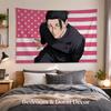 PopStarMalachi B-Baron Arazzo stampa piatta Stelle Rosa StrisceBandiera Appendere al Muro per Camera Adolescente Stanza Estetica Decorazione Regalo per Fan