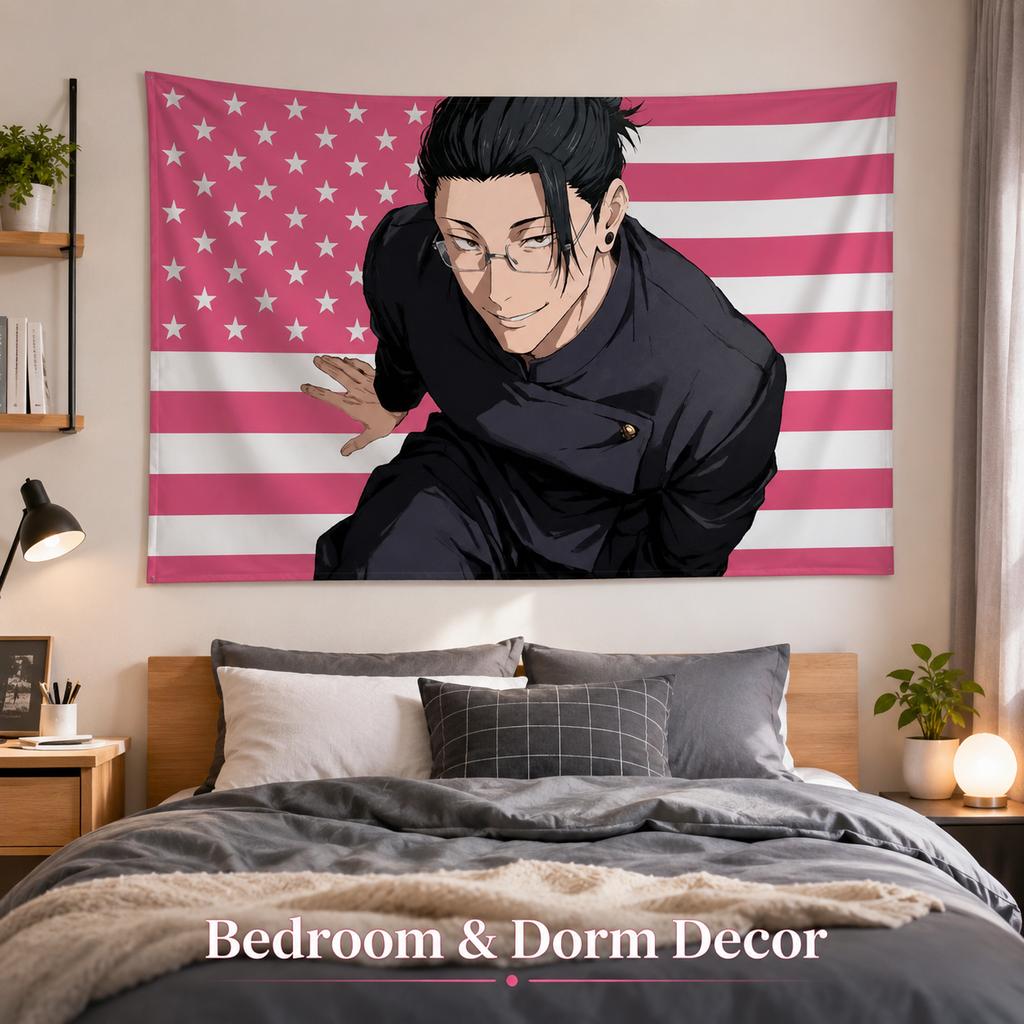 PopStarMalachi B-Baron Arazzo stampa piatta Stelle Rosa StrisceBandiera Appendere al Muro per Camera Adolescente Stanza Estetica Decorazione Regalo per Fan