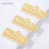 19.8mm*10.5mm 18K Gold Plated Brass Connectors For Jewelry Making,Pendant Bail Connector Clasps,DIY Jewelry Accessories