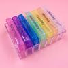 Storing Multicolor Great High Capacity 28 Grids Compartment Tablets Storage Box Pillbox Dispenser