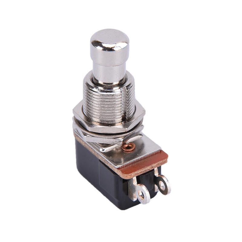 1X Spst Momentan Soft-Touch Druckknopf Stomp Fußpedal E-Gitarre Schalter