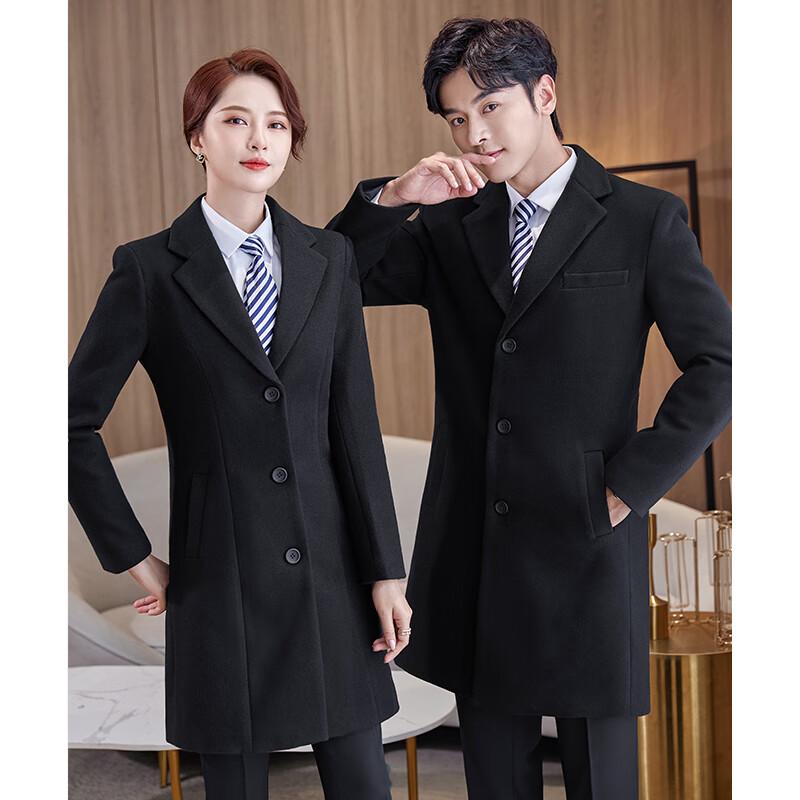 Teluoman Professional Padded Wool Blend Overcoat