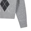 Lap Wool Argyle Knit Cardigan As1kg222