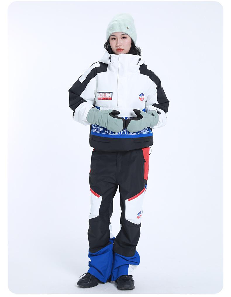Unisex One-Piece Ski Suit and Separate Pants