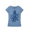 Women's Octopus Palombaro Tentacles Octopus Diver T-shirt Tops Tees Unisex Girl