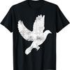 Dove Vintage T-Shirt Flying Pigeon Gift Tee Shirt T-Shirt