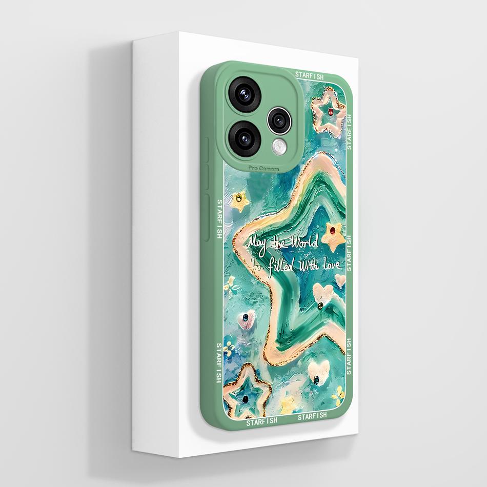 Case For Oppo Reno 15 Pro Mini 15F 15C 5G Lovely Cartoon Patterns Phone Cover For Oppo Reno15 Soft Smooth Liquid Silicone Bumper