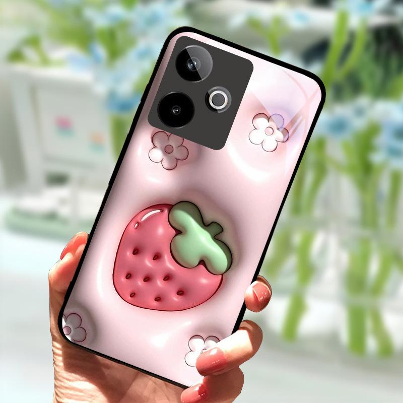 Pro Realme GT7 5G Pouzdro Nové Módní Zadní Kryt z Tvrzeného Skla Pevné PC Pouzdro na Telefon Pro Realme GT 7 Fundas Nárazuvzdorné Pouzdro