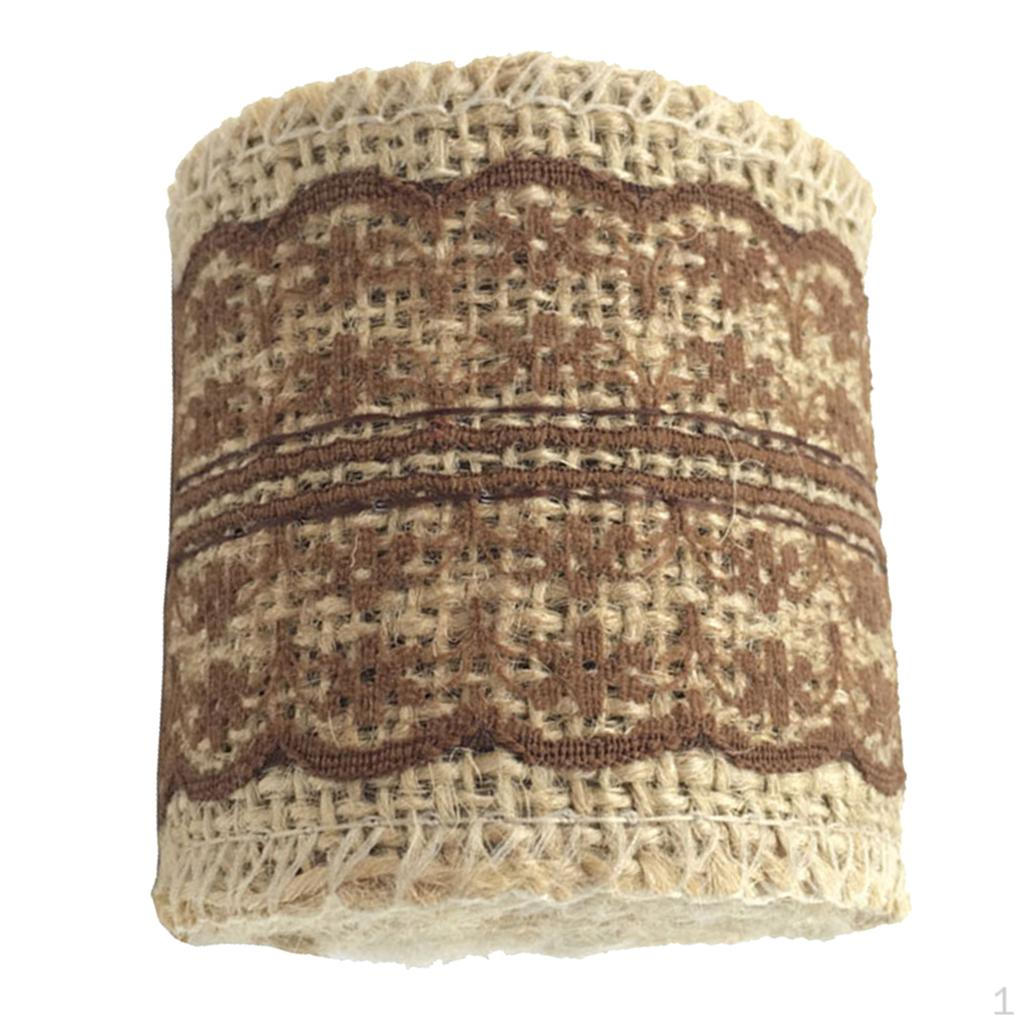 of Colorful Striking Burlap Ribbon for Home Decoration Wedding Party