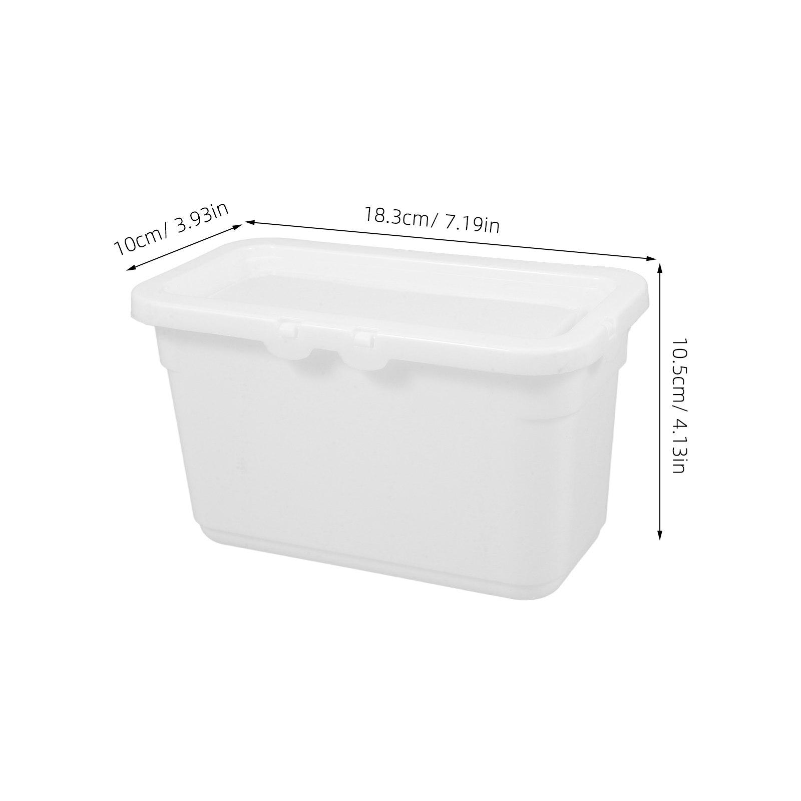 

Laundry Pod Storage Box for 60 Heavy-Duty PP Build Elegant Compact Design Laundry Organization and Storage Container білий