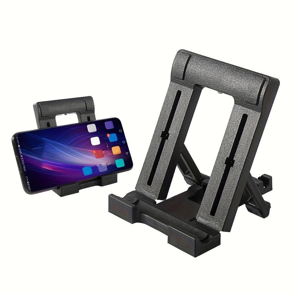 1pc Heavy Duty Foldable Tablet & Panel PC Stand with Rugged Clip Holder, Portable Desktop Mount Bracket Compatible for iPad