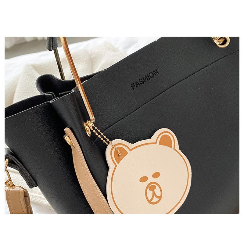 Ladies Designer Handbags Women PU Leather Tote Zipper Shoulder Bags