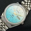AUTOMATIC GENUINE VINTAGE CITIZEN 8200 JAPAN MENS SKY BLUE DIAL WATCH a500256-2 R151b-a500256