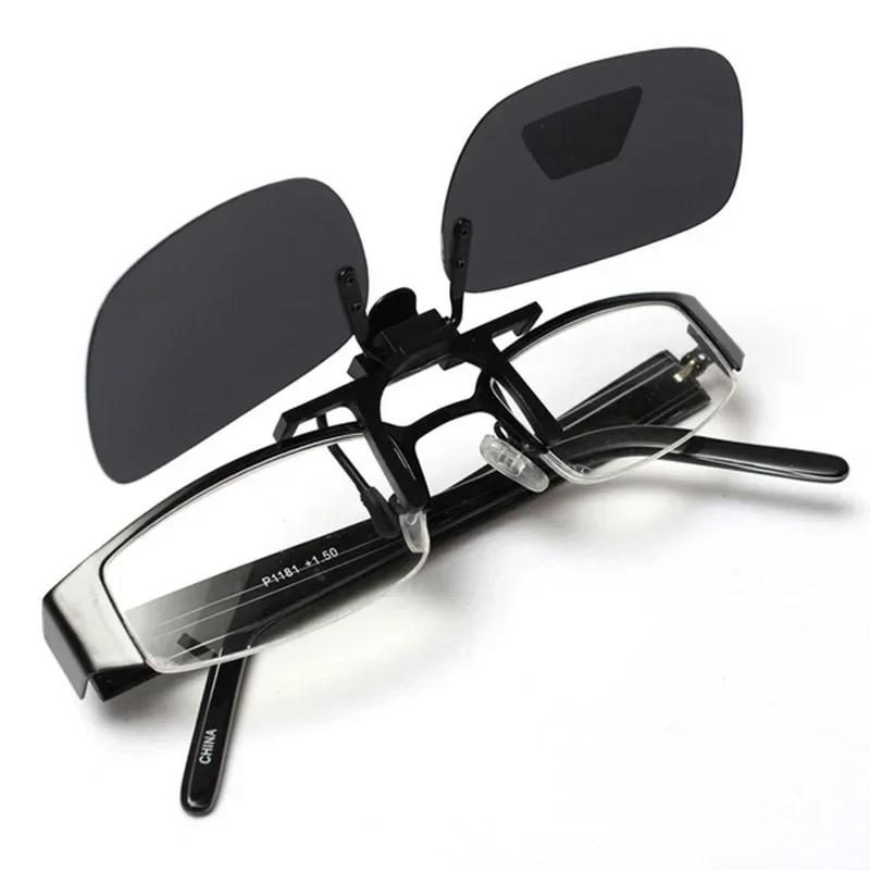 New in Polarized Clip-on Sunglasses Protection Clip-on Eyewear Driver Driving Fishing Night Vision Goggles  hombre