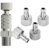 5Pcs Airless Air Gravity Model Airbrush Quick Disconnect Coupler Dual Action 1/8 INCH Fitting Air Brush Parts Adjustment Valve
