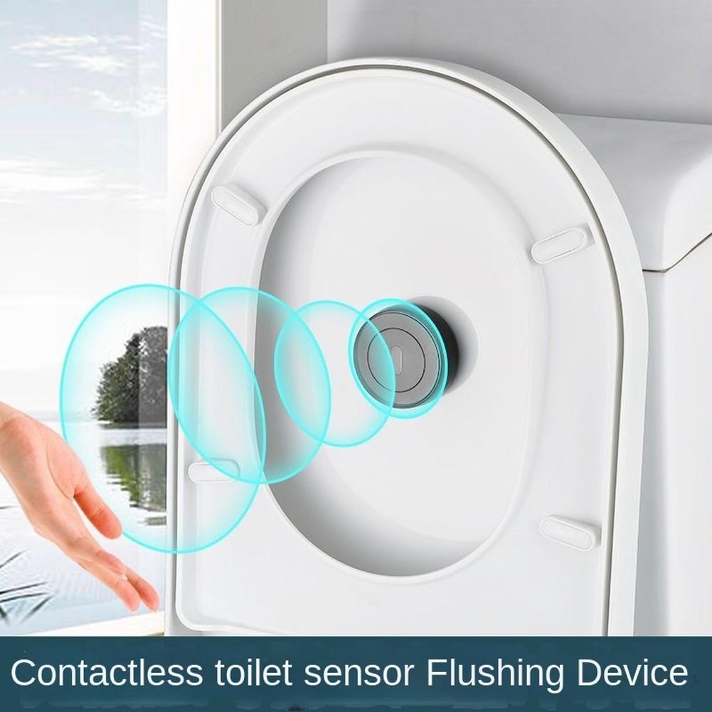 Battery Operated Contactless Toilet Flush Sensor for Automatic Flush with 50CM Sensing and Water Efficient Use