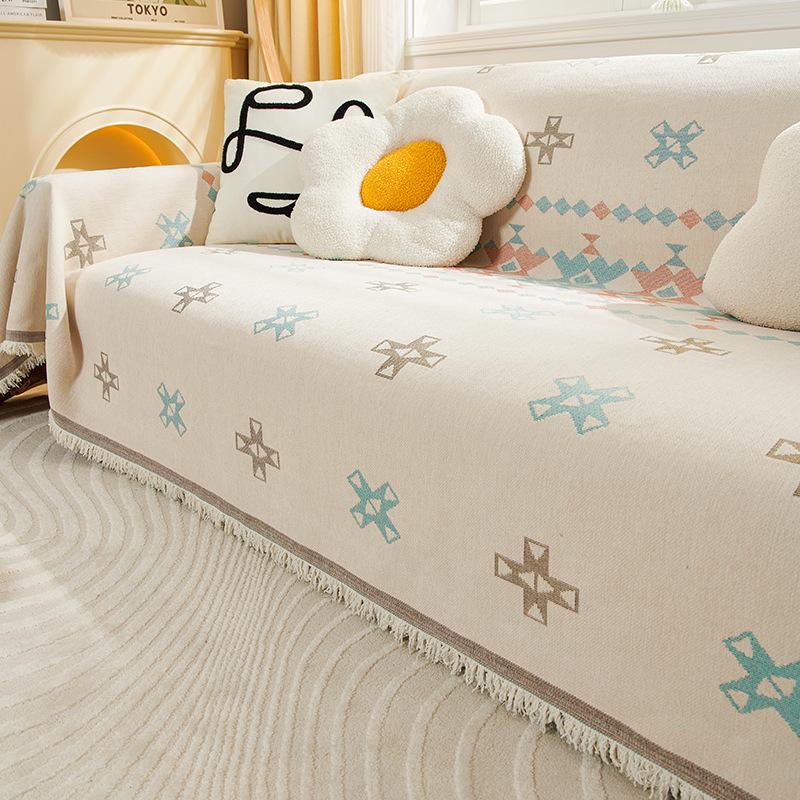 Chenille Sofa Cover Towel Full Covered Oversized Simple Modern Sofa Cover Four Seasons Universal All-Inclusive Sofa Cover Cover Cloth