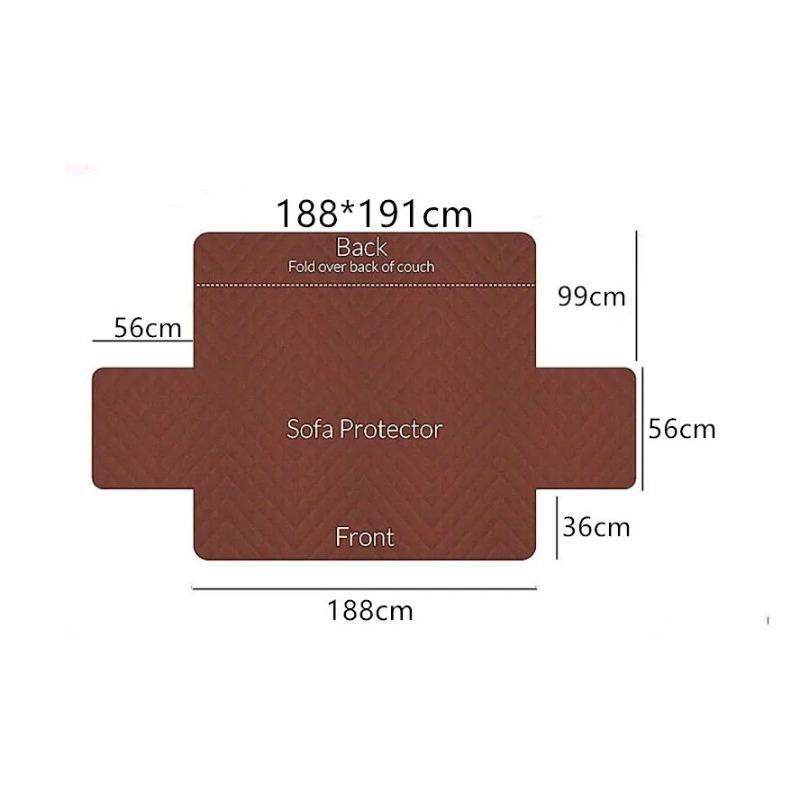 Waterproof Solid High Quality Slipcovers One Piece Pet Sofa Cover Universal Non Slip Recliner Cover