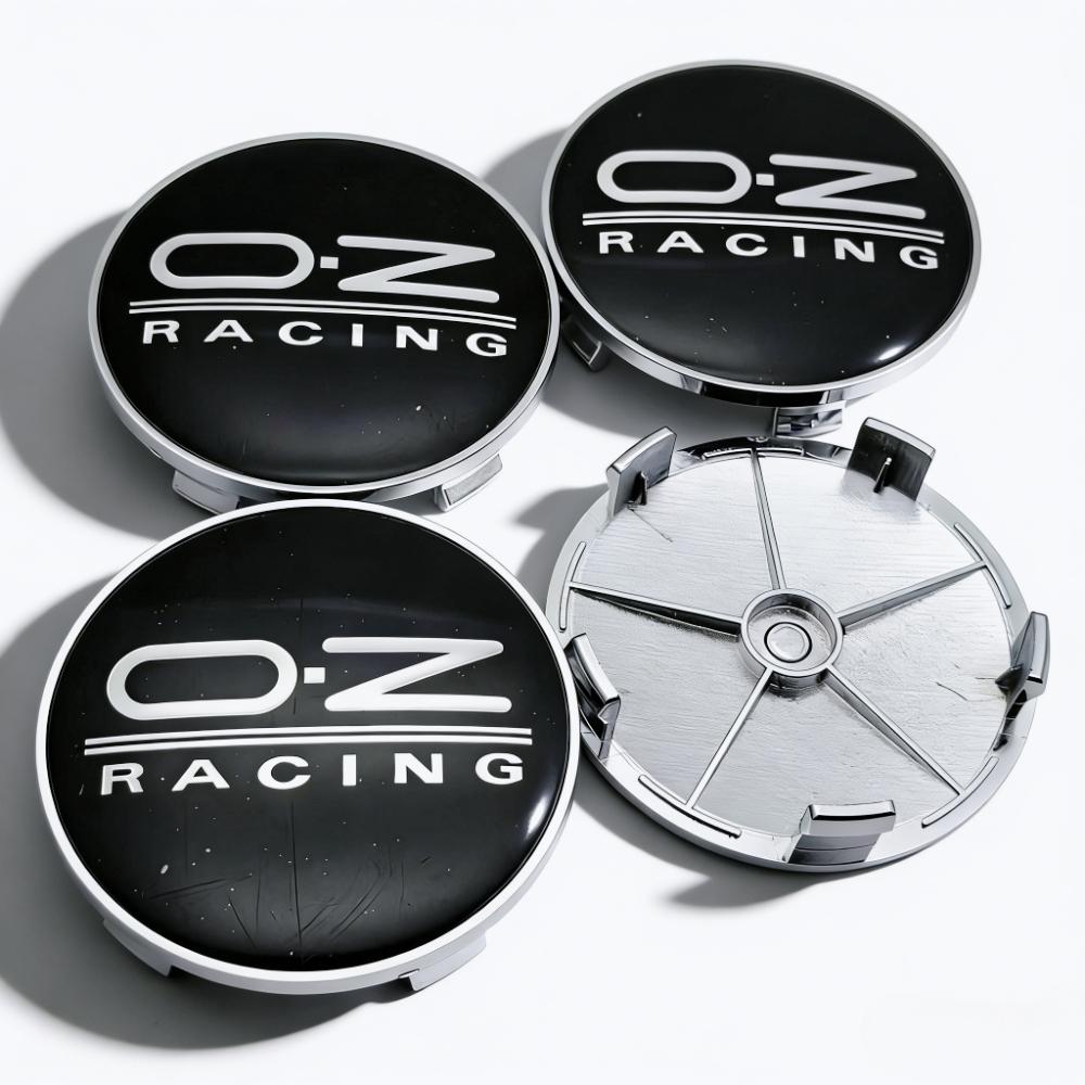 4 Stück O.Z OZ Racing Logo Emblem Auto Radnabendeckel O.D. 68MM 63MM Radnabe Kappe Felge Nabenkappen Staubschutz Ersatz Auto Zubehör