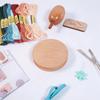 Wood and Stainless Steel Darning Board Set for Professional Clothing Hole Repair Tasks Including Polyester Thread