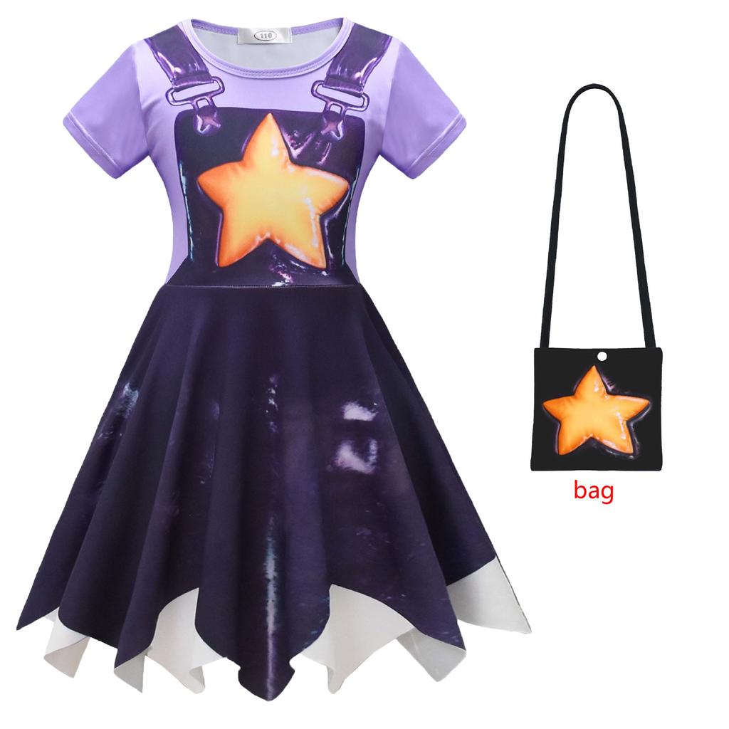 Kids Horror Game Play Time Lily Cosplay Costume Girl Dress Up Bobi Chapter 5 Lily Children's Clothes Halloween Carnival Clothing