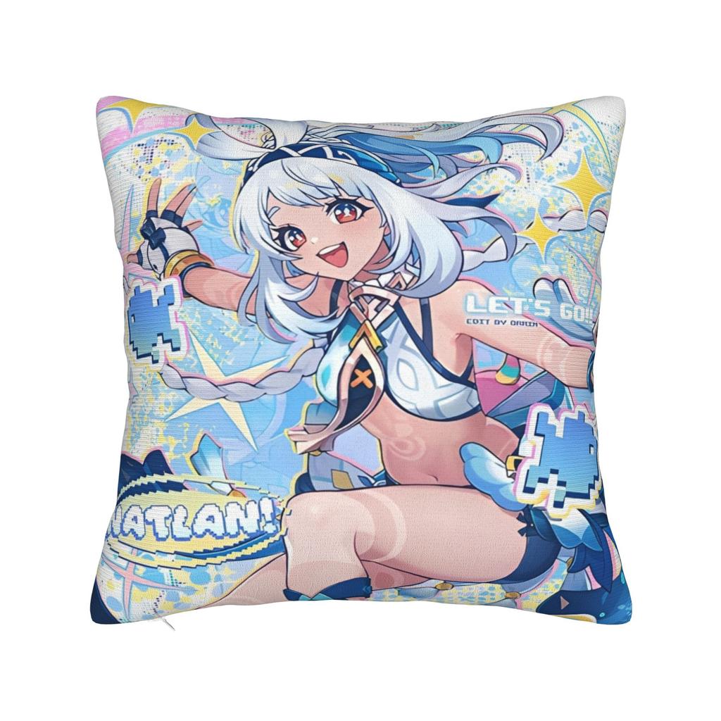 Genshin Impact Game Pillow Covers Stuff Printing Cushion Cover Gift  Pillow Case Cover Sofa Multiple Sizes