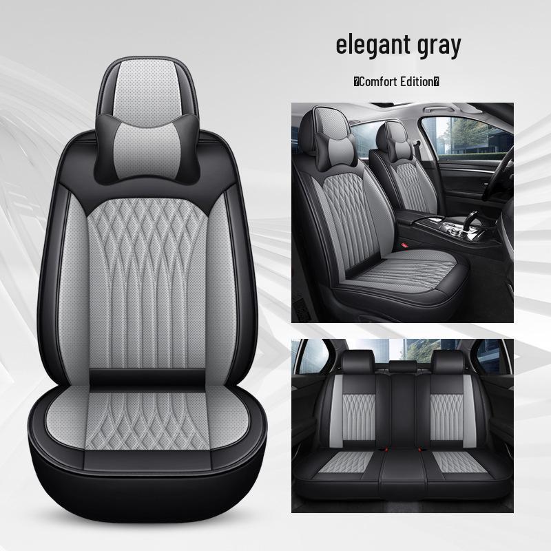 Universal Nappa Leather Car Seat Cushion No. 17 – Full Wrap, Full Leather Sports Seat Cover