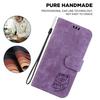For Samsung Galaxy S25 Wallet Case Tiger Imprint Leather Shockproof Phone Cover