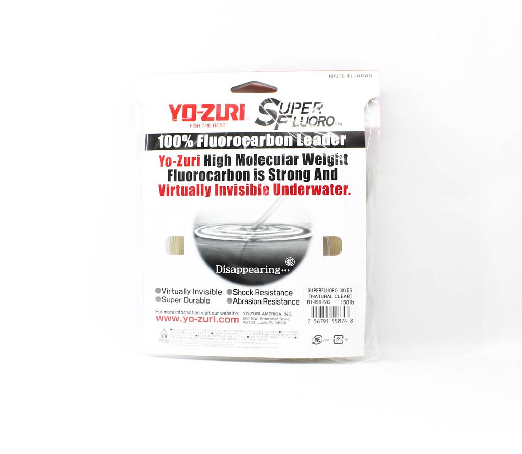 Yo Zuri Super Fluoro Florokarbon Lider 30yds 150lb 1.215mm (8748)