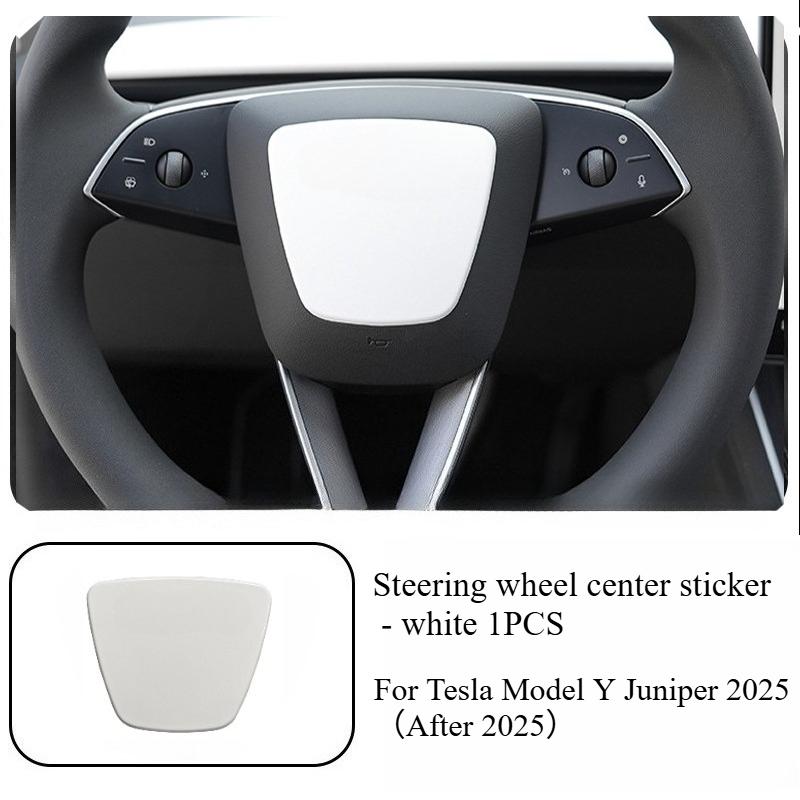 For Tesla Model Y Juniper 2025 Central Control Storage Box Rear Air Outlet Screen Frame Car White Trim Interior Suit Accessories