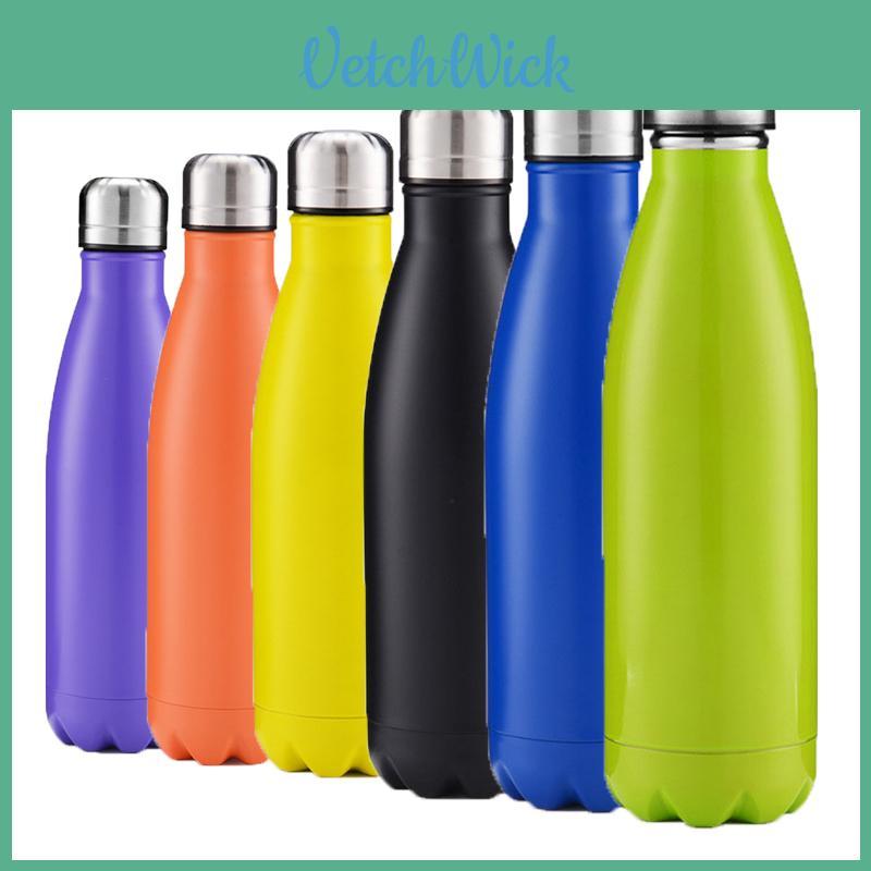 Water 500ml Sports Bottle Double Wall Vacuum Insulated Cola Shape Bottle Water