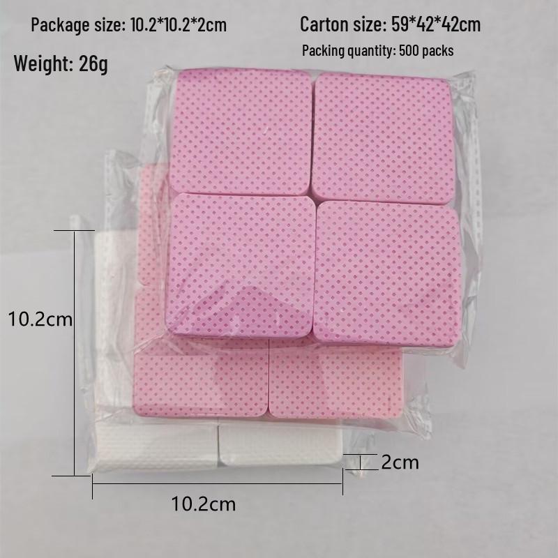 Nail & Eyelash Glue Cleaning Wipes -  Nail Polish Remover Cotton Pads