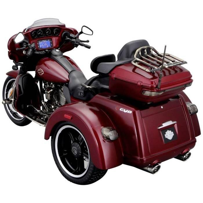 Modèle réduit de voiture - Maisto - CVO Tri-Glide 2021 - Échelle 1:12 - Couleur Rouge - À partir de 3 ans