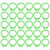 100 Pcs Reusable Plastic Pigeon Leg Numbered Feet Rings for Chicken Ducks Hens Birds Supplies Identify Clip