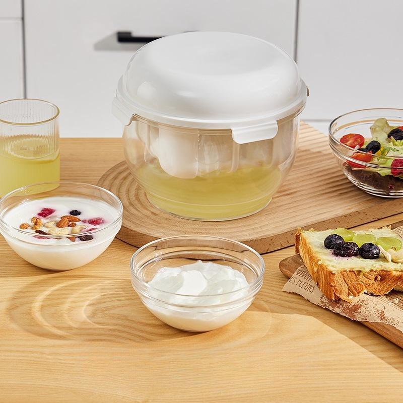 Yogurt Whey Separator Strainer Filter Round Large Capacity Efficient Fine Mesh Yogurt Maker Filter for Home Kitchen