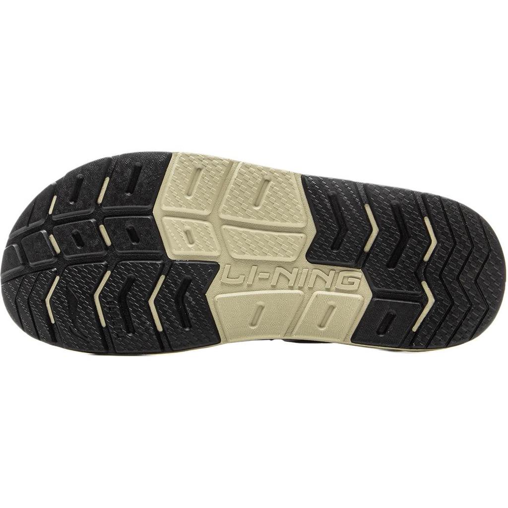 Li Ning Kids Sports Lifestyle Series Comfortable Soft Non-Slip Wear-Resistant Low-Top Sandals Kids Sandals Khaki YKUV010-1