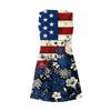 Women's Fashionable Casual Independence Day Print Dress