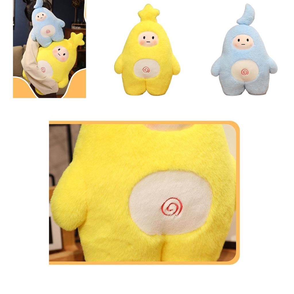 Adorable Moon And Star Plush Toy Pillow For Calming And Comforting Kids Man Star Man)