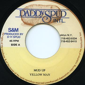 

7inch Record YELLOWMAN Mud Up NONE Daddy Spud Intl Jamaica Reggae Ska Dub Used