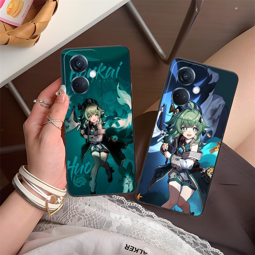 HSR Huohuo Matte TPU Mobile Phone Case for OPPO Reno 14 13 12 11 10 9 8 7 6 5 F T Pro 5G Colorful Printing Cover