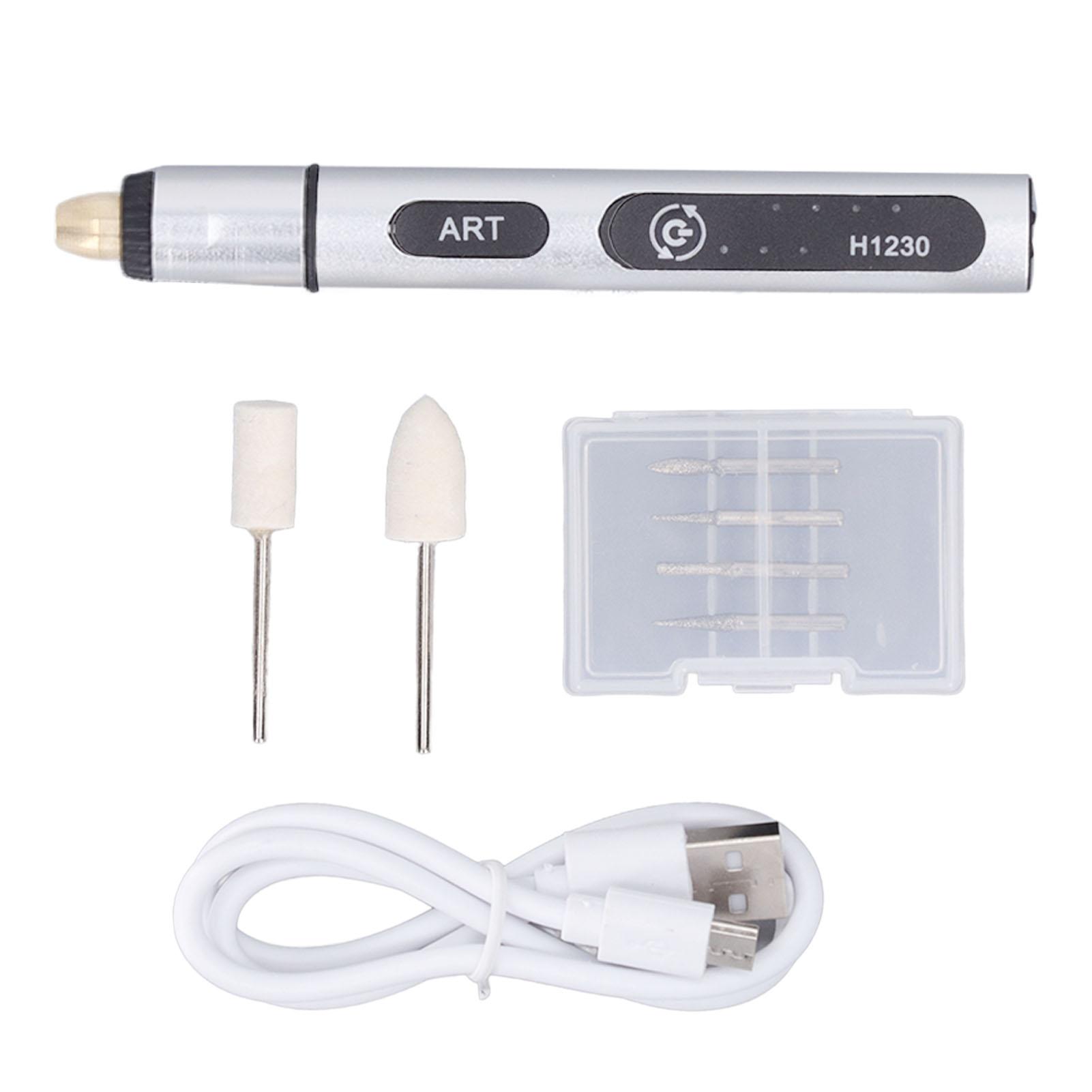 

Мини-гравер ручка перезаряжаемая CW CCW 3 скорости электрический вращающийся шлифовальный инструмент встроенный аккумулятор