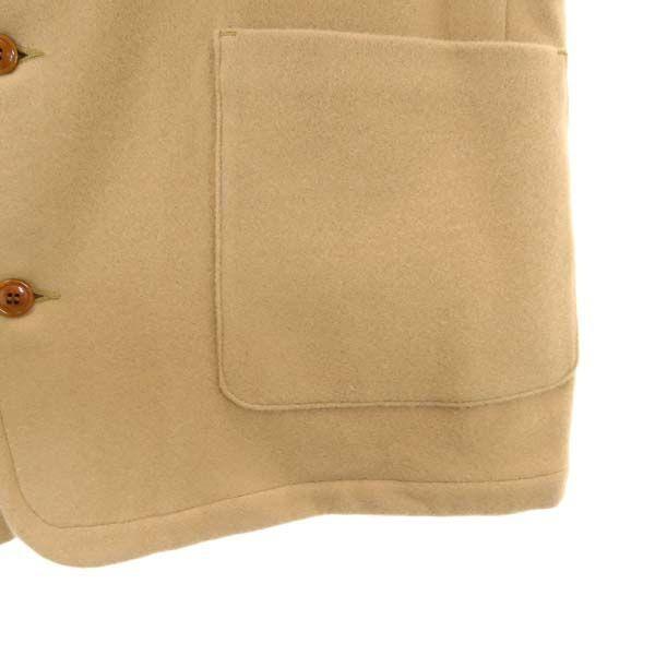 unused Johnbull wool blend Melton Jacket L Camel Men's Used
