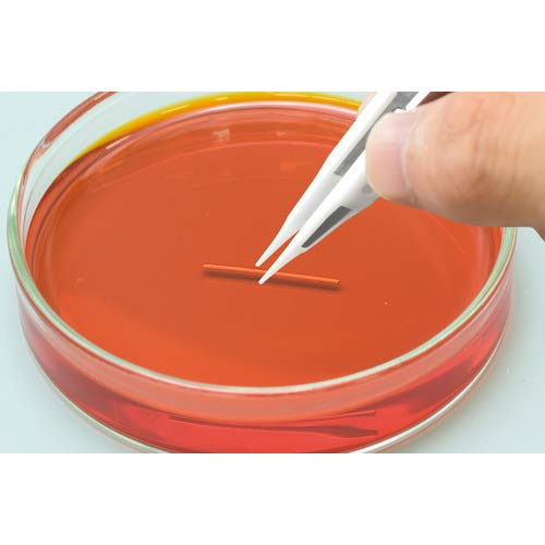 HOZAN Ceramic Tweezers, Total Length 127mm, Opening Width 10mm, Tip Width 0.8mm, P-646-C