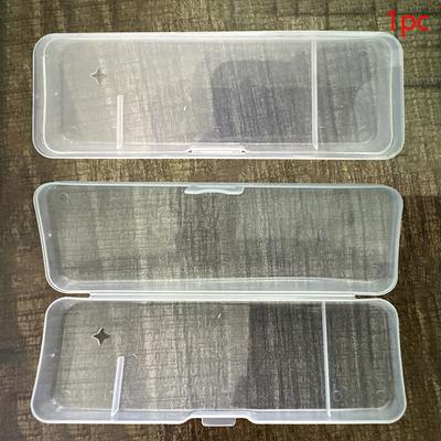 1 Pièce Boîte de Rangement Universelle pour Rasoir Homme Boîte à Manche Étui Entièrement Transparent en Plastique Boîtes à Rasoir Boîte à Raser PP Écologique
