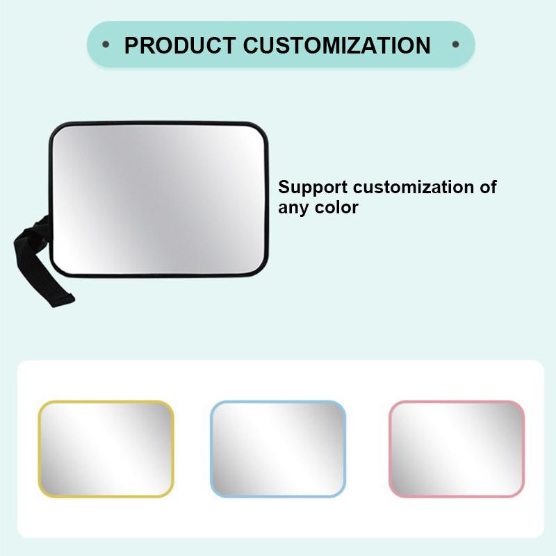 SEAMETAL Car Rear Seat Baby Mirror Adjustable Wide Angle Seat Safety Rearview Observation Mirror Car Baby/Child Interior Mirror Interior Mirrors6